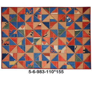 Modern floor rugs patchwork kilim rugs wool carpet natural rugs online AU Rugs 5-6 - KANDM PARSE LEATHER SHOP