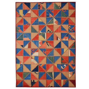 Modern floor rugs patchwork kilim rugs wool carpet natural rugs online AU Rugs 5-6 - KANDM PARSE LEATHER SHOP