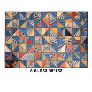 Modern floor rugs patchwork kilim rugs wool carpet natural rugs online AU Rugs 5-64 - KANDM PARSE LEATHER SHOP