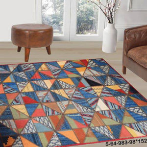 Modern floor rugs patchwork kilim rugs wool carpet natural rugs online AU Rugs 5-64 - KANDM PARSE LEATHER SHOP