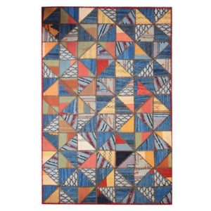 Modern floor rugs patchwork kilim rugs wool carpet natural rugs online AU Rugs 5-64 - KANDM PARSE LEATHER SHOP