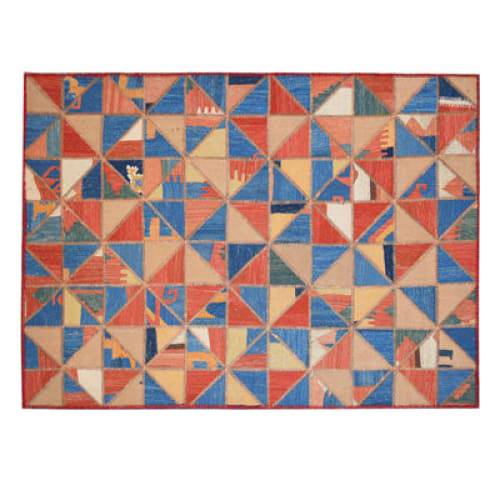 Modern floor rugs patchwork kilim rugs wool carpet natural rugs online AU Rugs 5-83 - KANDM PARSE LEATHER SHOP