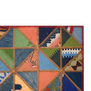 Modern floor rugs patchwork kilim rugs wool carpet natural rugs online AU Rugs 5-5 - KANDM PARSE LEATHER SHOP