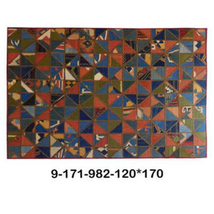 Modern floor rugs patchwork kilim rugs wool carpet natural rugs online AU Rugs 9-171 - KANDM PARSE LEATHER SHOP
