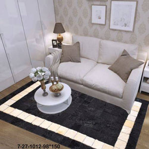 Modern floor rugs patchwork sheepskin rugs carpet fluffy 