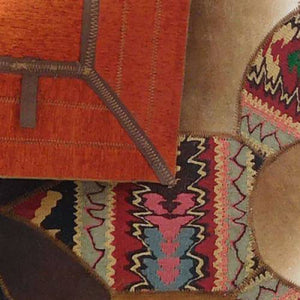 Modern rug floor rugs cowhide kilim rugs carpet patchwork rugs online AU Rugs 9-169-1 - KANDM PARSE LEATHER SHOP