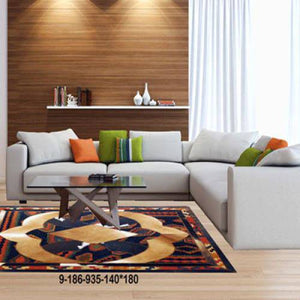 Modern rug floor rugs cowhide kilim rugs carpet patchwork rugs online AU Rugs 9-186 - KANDM PARSE LEATHER SHOP