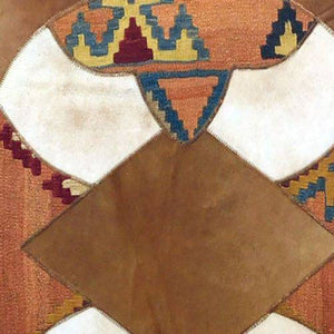 Modern rug floor rugs cowhide kilim rugs carpet patchwork rugs online AU Rugs 9-187 - KANDM PARSE LEATHER SHOP