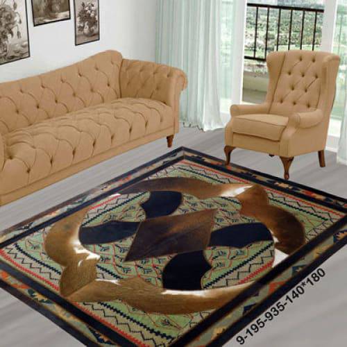 Modern rug floor rugs cowhide kilim rugs carpet patchwork rugs online AU Rugs 9-195 - KANDM PARSE LEATHER SHOP