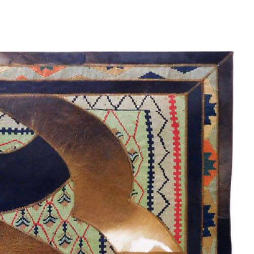 Modern rug floor rugs cowhide kilim rugs carpet patchwork rugs online AU Rugs 9-195 - KANDM PARSE LEATHER SHOP