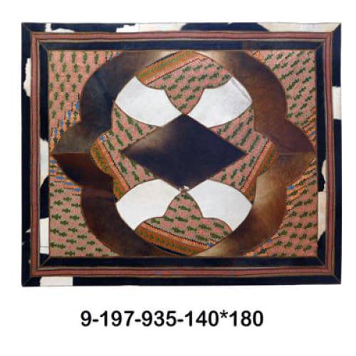 Modern rug floor rugs cowhide kilim rugs carpet patchwork rugs online AU Rugs 9-197 - KANDM PARSE LEATHER SHOP