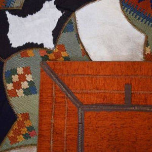 Modern rug floor rugs cowhide kilim rugs carpet patchwork rugs online AU Rugs 9-22 - KANDM PARSE LEATHER SHOP