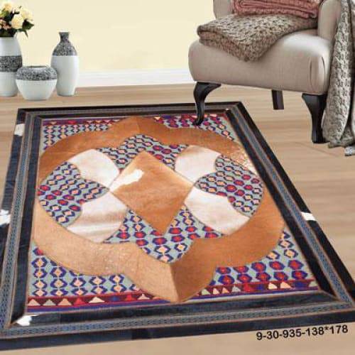 Modern rug floor rugs cowhide kilim rugs carpet patchwork rugs online AU Rugs 9-30 - KANDM PARSE LEATHER SHOP