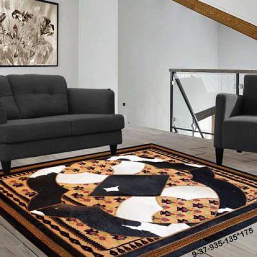 Modern rug floor rugs cowhide kilim rugs carpet patchwork rugs online AU Rugs 9-37 - KANDM PARSE LEATHER SHOP