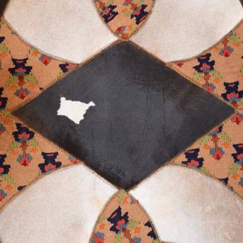 Modern rug floor rugs cowhide kilim rugs carpet patchwork rugs online AU Rugs 9-37 - KANDM PARSE LEATHER SHOP