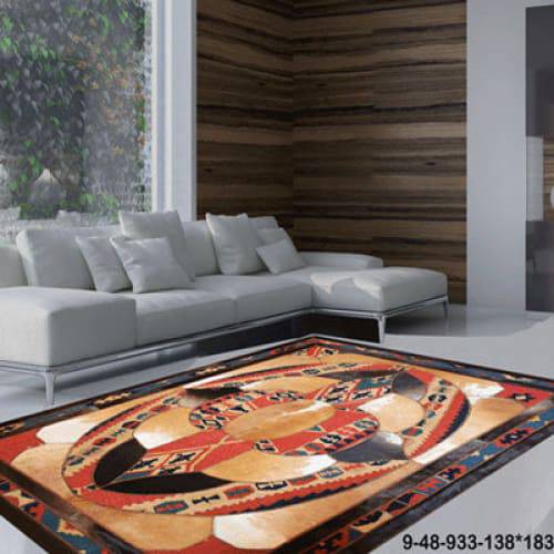 Modern rug floor rugs cowhide kilim rugs carpet patchwork rugs online AU Rugs 9-48 - KANDM PARSE LEATHER SHOP