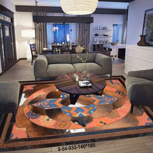 Modern rug floor rugs cowhide kilim rugs carpet patchwork rugs online AU Rugs 9-54 - KANDM PARSE LEATHER SHOP