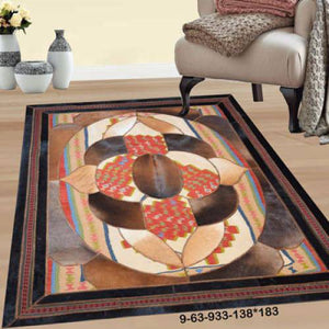 Modern rug floor rugs cowhide kilim rugs carpet patchwork rugs online AU Rugs 9-63 - KANDM PARSE LEATHER SHOP