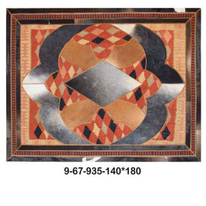 Modern rug floor rugs cowhide kilim rugs carpet patchwork rugs online AU Rugs 9-67 - KANDM PARSE LEATHER SHOP