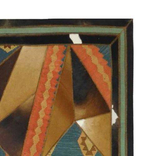 New floor rugs cowhide kilim rugs carpet patchwork Bohemian rugs online AU Rugs 1-143 - KANDM PARSE LEATHER SHOP