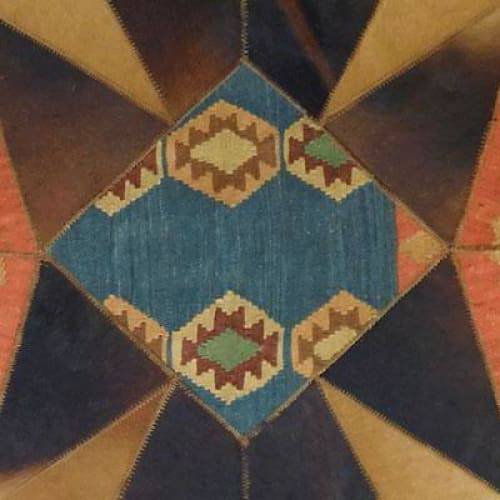 New floor rugs cowhide kilim rugs carpet patchwork Bohemian rugs online AU Rugs 1-143 - KANDM PARSE LEATHER SHOP